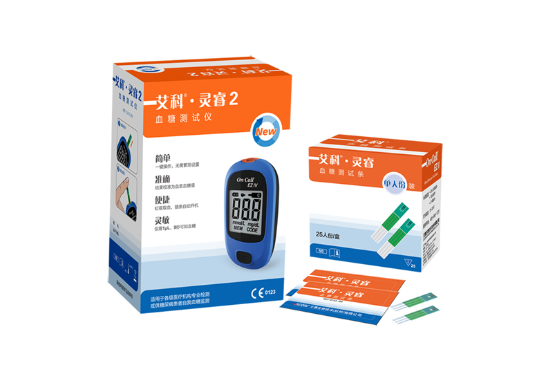 艾科. 灵睿2血糖测试仪(艾科（on call）)包装缩略图2